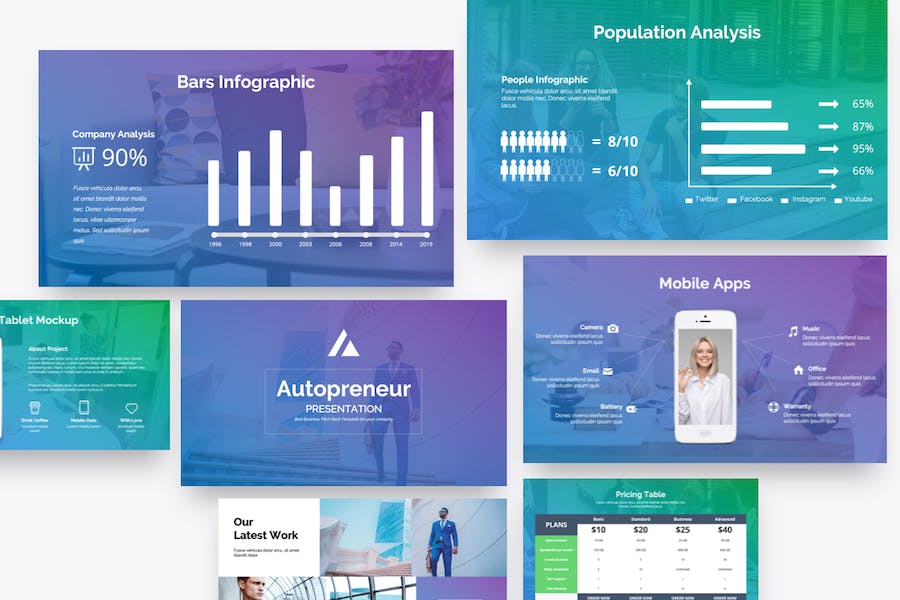 创业项目商业路演keynote演示模板 - 顶尖PPT