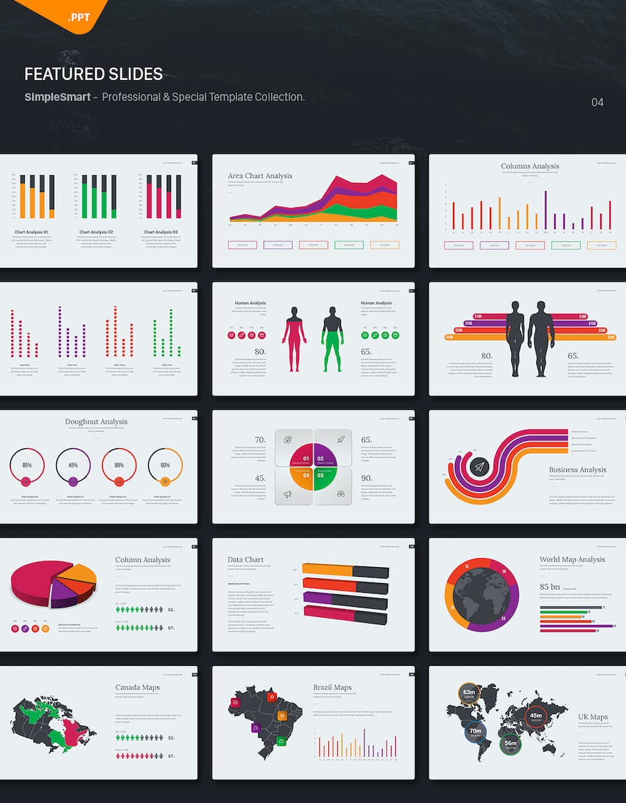多色彩商业计划企业合作项目提案多用途PPT模板 - 顶尖PPT