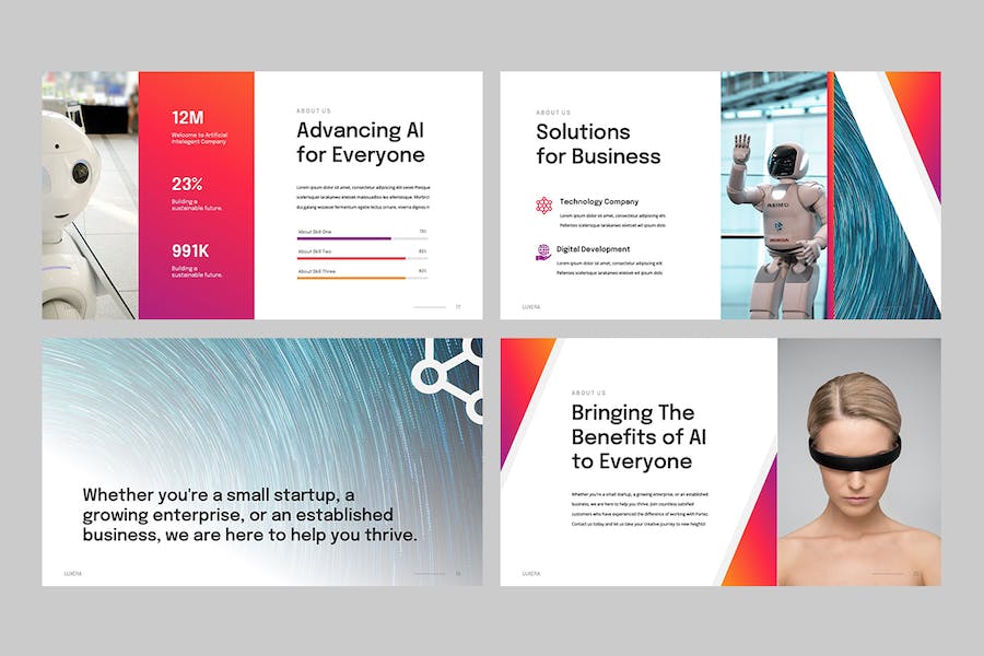 人工智能技术应用讲座Keynote模板 - 顶尖PPT