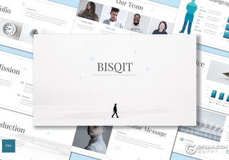 30页简约文艺范公司个人发展历程介绍keynote模板 - 顶尖PPT