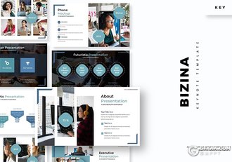 30页国外企业介绍公司团队介绍商务keynote模板 - 顶尖PPT