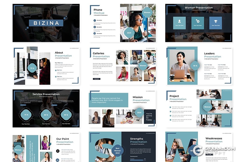 30页国外企业介绍公司团队介绍商务ppt模板 - 顶尖PPT