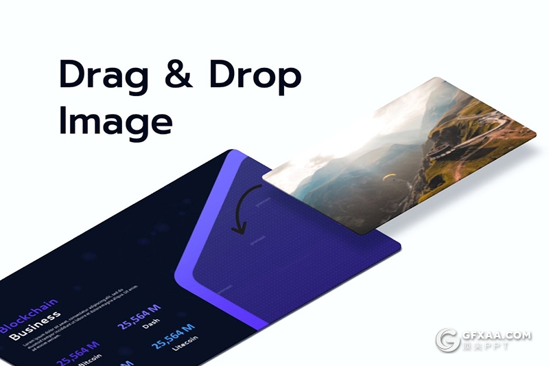 39页科技风格区块链数据分析PPT模板+31页人物模板 - 顶尖PPT