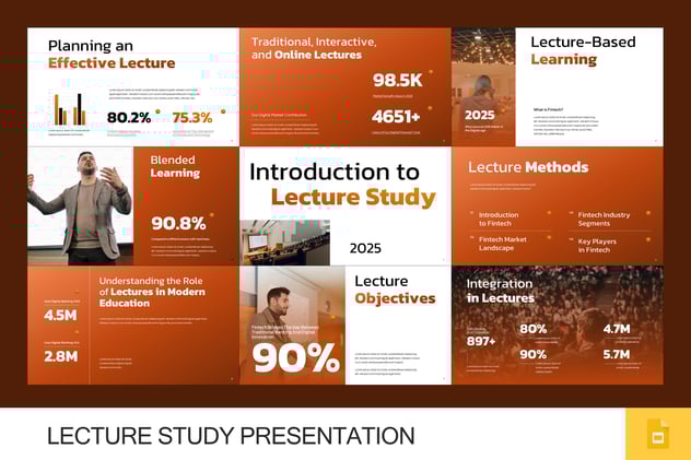 专业讲座研究成果学术风格展示PPT模板 - 顶尖PPT