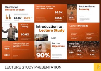 专业讲座研究成果学术风格展示PPT模板 - 顶尖PPT
