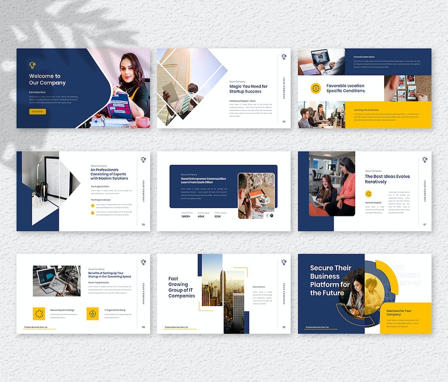 创意商务项目策划展示PPT模板 - 顶尖PPT