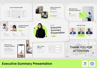 执行摘要演讲keynote模板 - 顶尖PPT