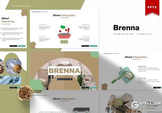 30页5种配色创意图形西式餐饮介绍分析ppt模板 - 顶尖PPT