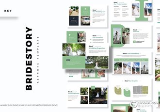 30页5种配色婚礼现场活动策划keynote模板 - 顶尖PPT