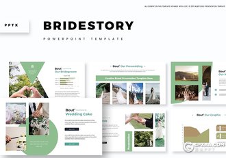 30页5种配色婚礼现场活动策划ppt模板 - 顶尖PPT