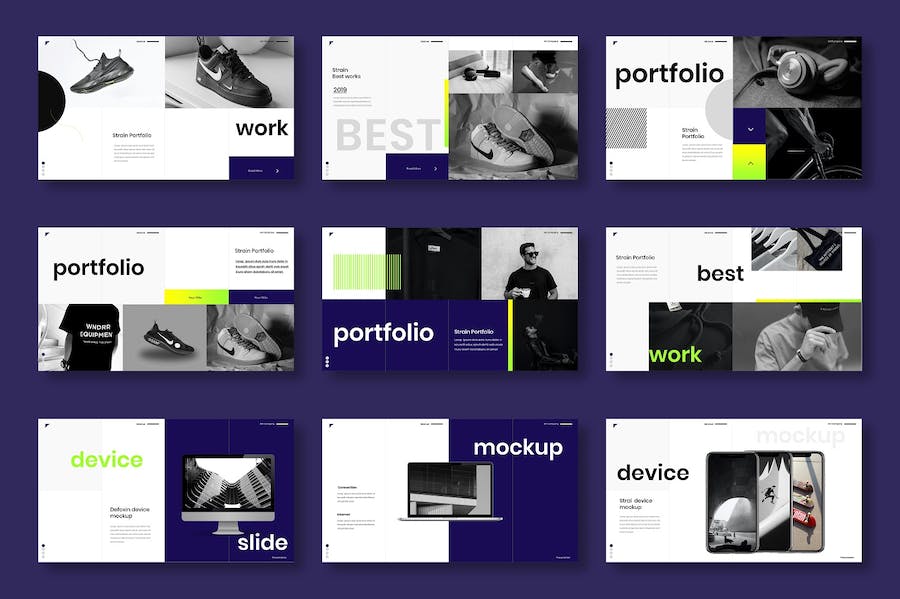紫色商务企业服务介绍PPT模板 - 顶尖PPT