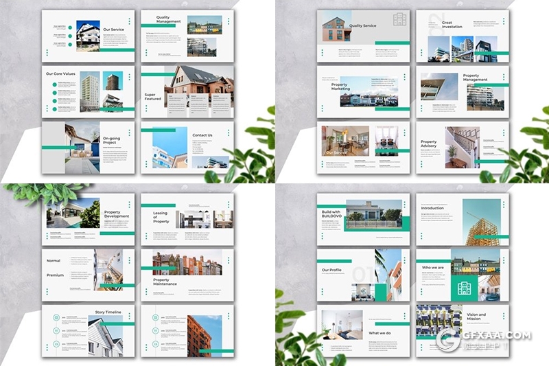 39页房地产介绍展示keynote模板 - 顶尖PPT