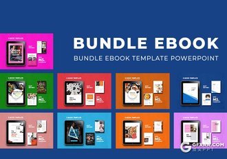 9套不同风格样式电子书PPT模板合集  每套16页 - 顶尖PPT