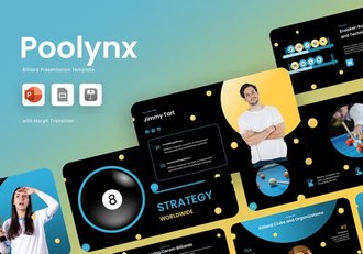 台球比赛产品展示模板 - 顶尖PPT