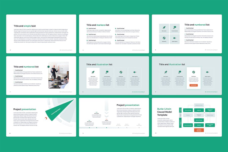 月度年度财务报告PPT模板 - 顶尖PPT