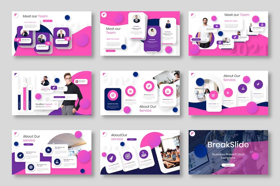 商业企业项目讲述推介Keynote模板 - 顶尖PPT