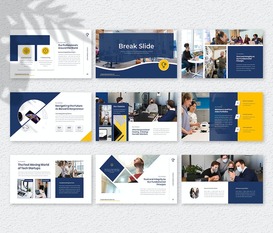 创意商务项目策划展示PPT模板 - 顶尖PPT