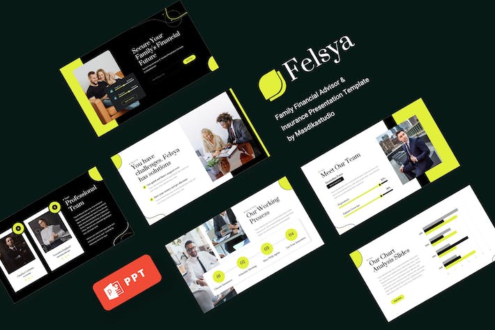 财务顾问投资理财PPT模板 - 顶尖PPT