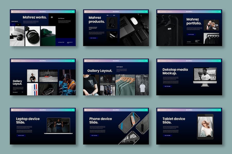 欧美商业商务多用途keynote模板 - 顶尖PPT