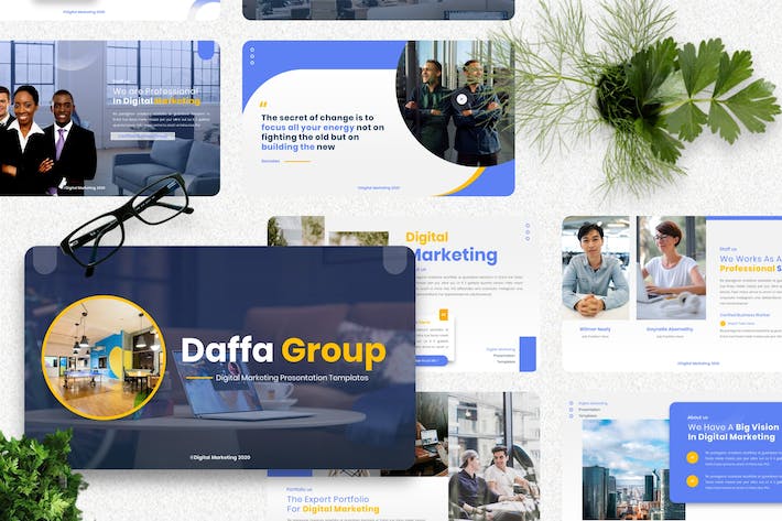 数字营销推广策略方案展示PPT模板 - 顶尖PPT