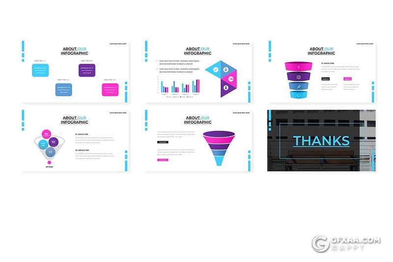 30页5种配色家具椅子介绍展示Google slides模板 - 顶尖PPT