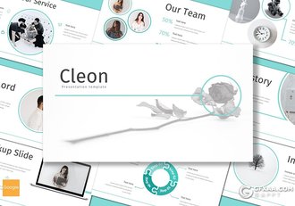 30页个人求职简历个人工作历程介绍展示Google slides模板 5种配色风格 - 顶尖PPT