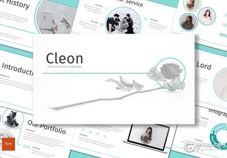 30页个人求职简历个人工作历程介绍展示ppt模板 5种配色风格 - 顶尖PPT