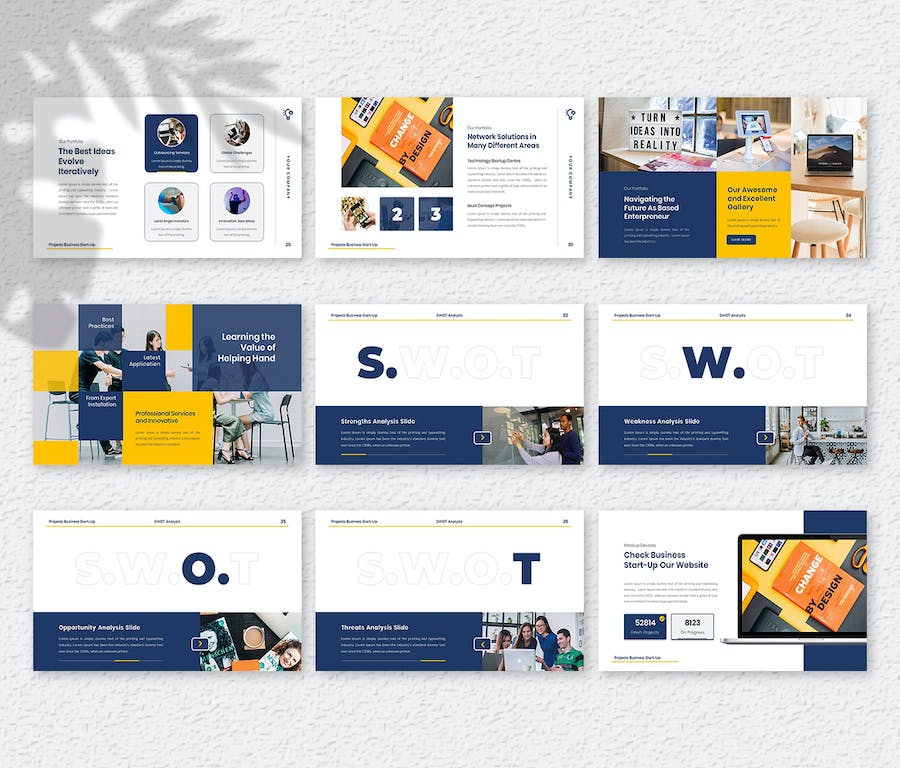 创意商务项目策划展示PPT模板 - 顶尖PPT