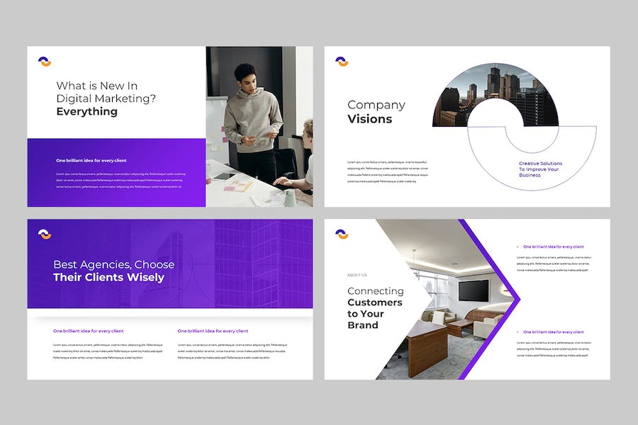 商务企业项目推介路演书Keynote模板 - 顶尖PPT