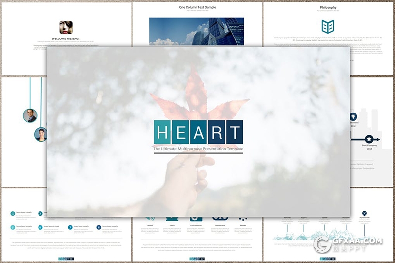 7套国外扁平化商务风格keynote模板合集 每套30页总共210页 - 顶尖PPT