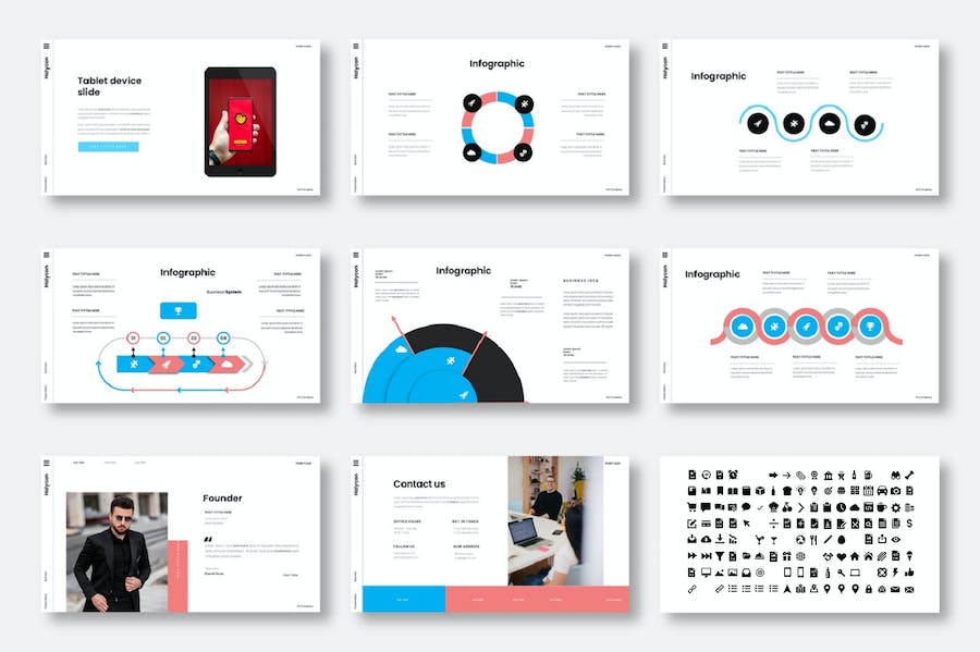 商业品牌推广营销策略Keynote模板 - 顶尖PPT