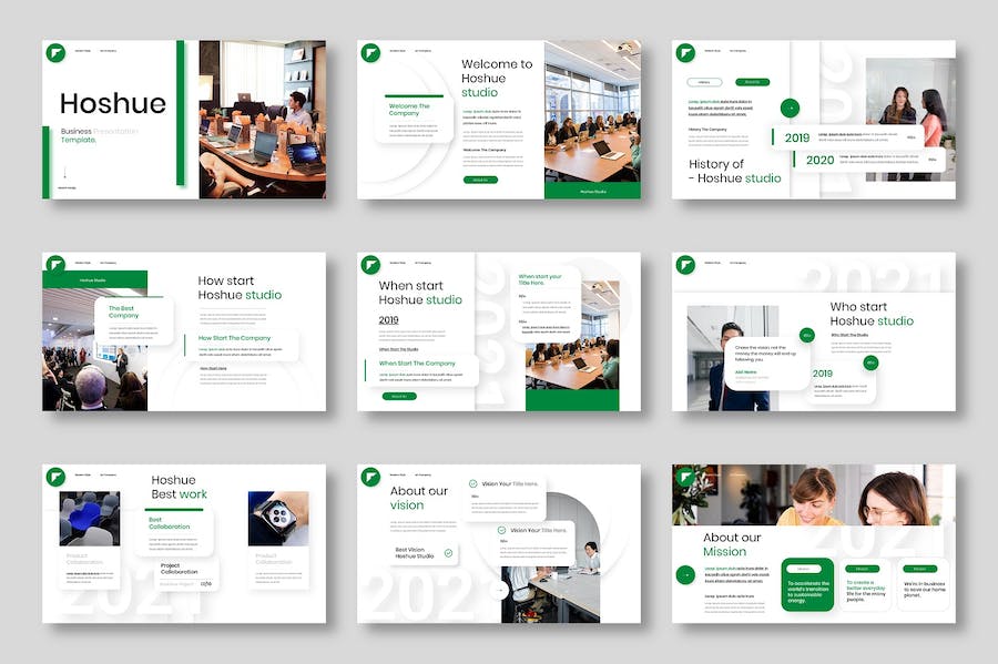 商业商务风格年终工作总结暨新年计划PPT模板 - 顶尖PPT