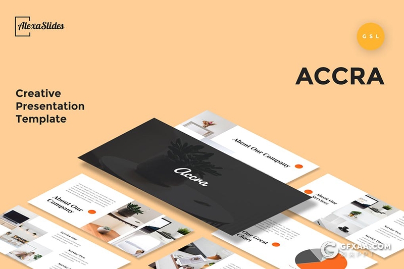 30页国外文艺极简风格Google slides模板 - 顶尖PPT