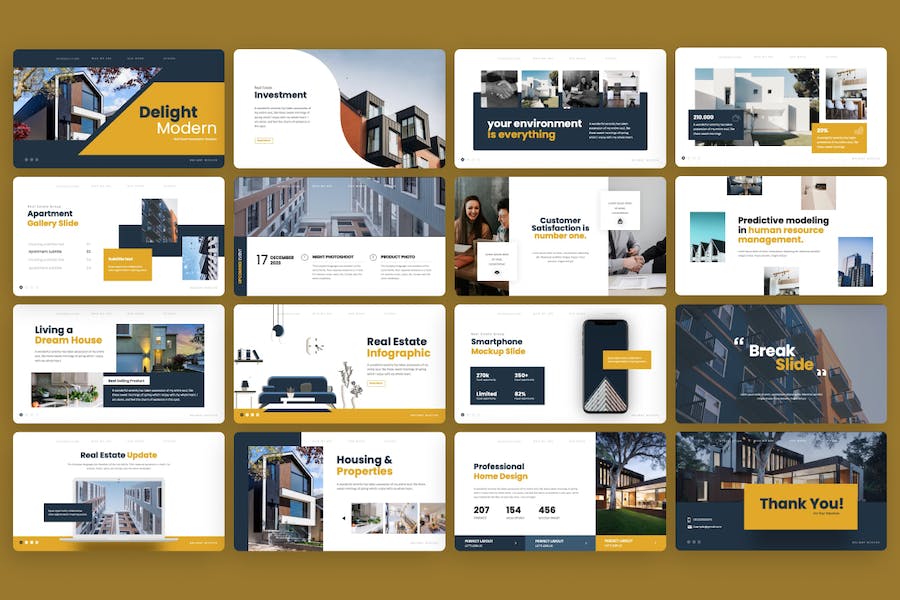 房地产中介租售新楼盘开盘宣传keynote模板 - 顶尖PPT