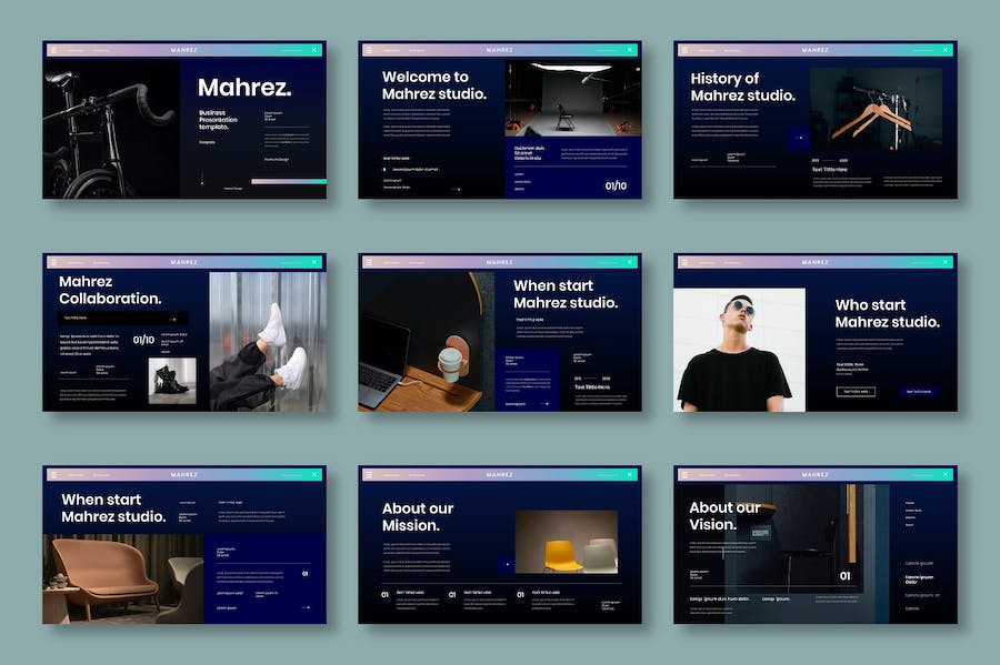 欧美商业商务多用途keynote模板 - 顶尖PPT