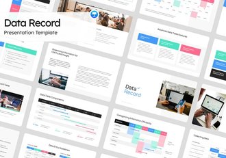 详细数据记录管理展示Keynote模板 - 顶尖PPT