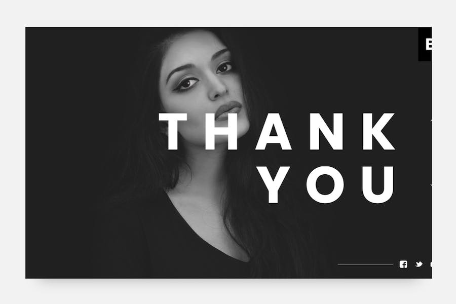 黑色极简创意PPT模板 - 顶尖PPT