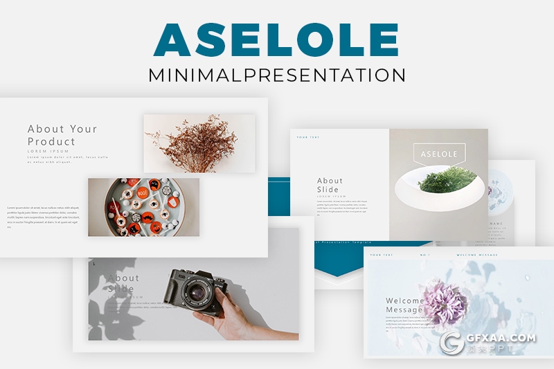 40页欧美极简文艺风格多用途PPT模板 - 顶尖PPT