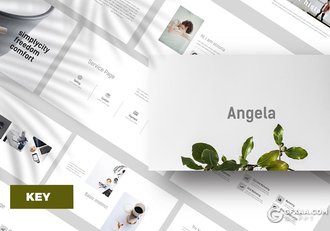 30页极简文艺风格keynote模板 - 顶尖PPT