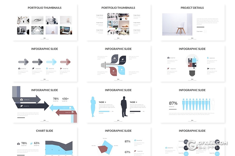 30页欧美风格商务年终工作汇报企业介绍ppt模板 - 顶尖PPT