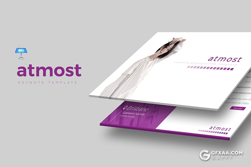 30页欧美风格年终工作汇报总结keynote模板 5种主题配色 - 顶尖PPT