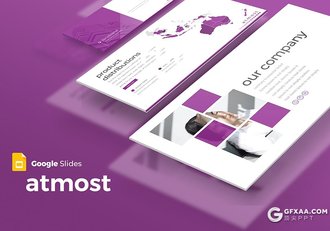 30页欧美风格年终工作汇报总结Google slides模板  5种主题配色 - 顶尖PPT