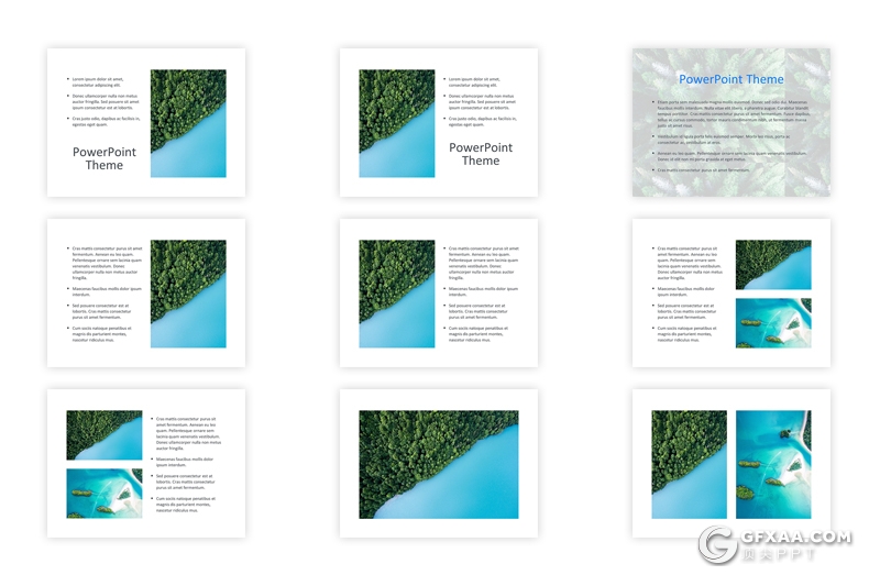 32页旅游景点介绍展示ppt模板 4:3尺寸规格 - 顶尖PPT