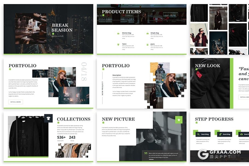 30页3种配色企业团队介绍商务通用keynote模板 - 顶尖PPT