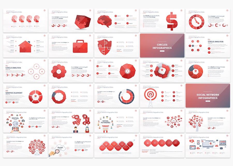 红色商业计划企业合作多用途keynote模板 - 顶尖PPT