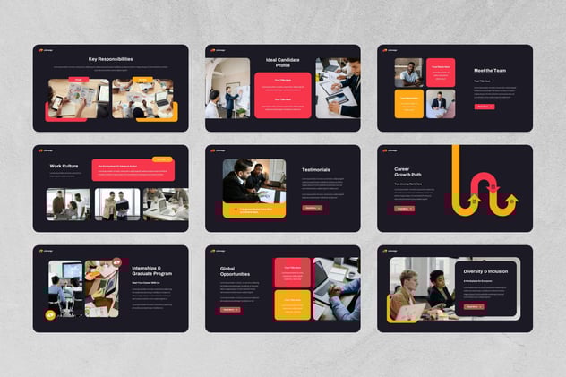 职位招聘人才招募宣传PPT模板 - 顶尖PPT