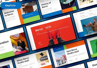 商务企业品牌推介运营策略管理展示方案Keynote模板 - 顶尖PPT