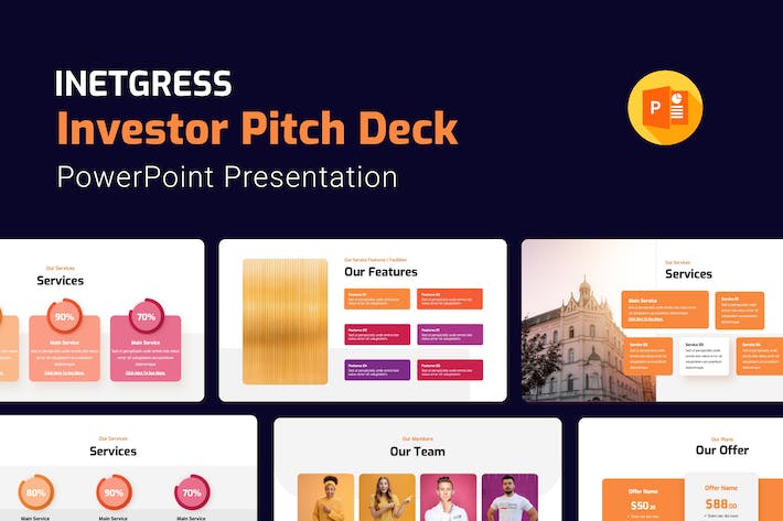 投资者集成推介展示PPT模板 - 顶尖PPT