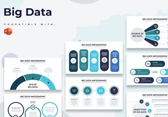 商业大数据图形PPT模板 - 顶尖PPT