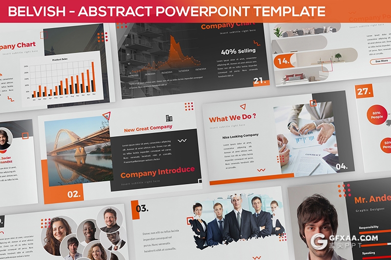 32页企业项目合作报价通用ppt模板 3种配色2种尺寸 - 顶尖PPT